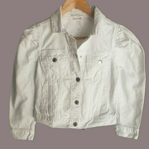 Children's Place White Denim Jacket